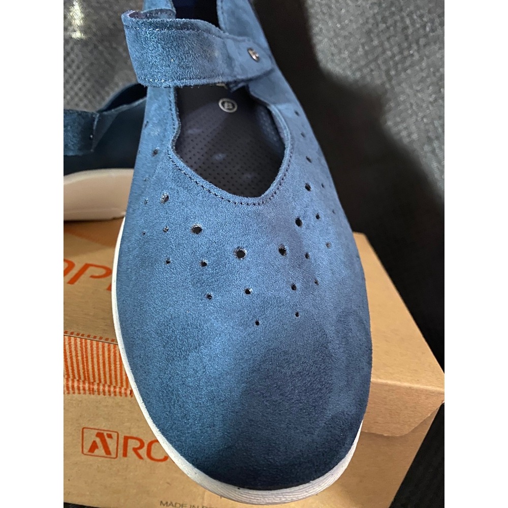 Arcopedico Sisley H91 Gal Navy Navy Mary Jane Flats Size 40 New in Box - Picture 4 of 9
